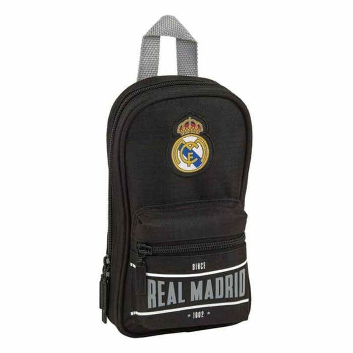 Plumier Mochila Real Madrid C.F. 1902 Negro Plumier Mochila Real Madrid C.F. 1902 Negro