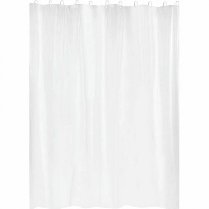 Cortina de Ducha Gelco Blanco PVC PEVA 180 x 200 cm