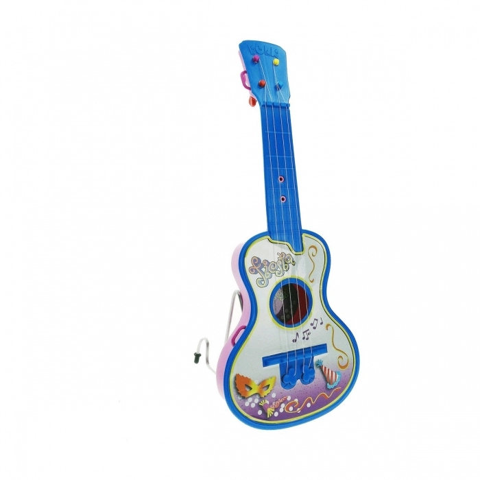 Guitarra Infantil Reig Party Azul Blanco 4 Cuerdas