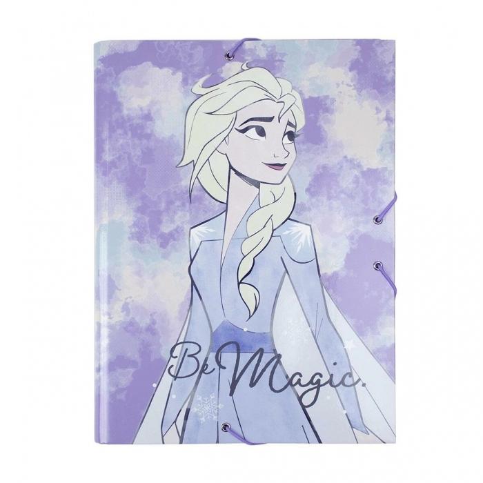 Carpeta Frozen Be Magic A4 Lila (24 x 34 x 4 cm)