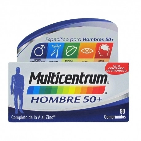 Multicentrum hombre 50+ (90 comprimidos Multicentrum hombre 50+ (90 comprimidos