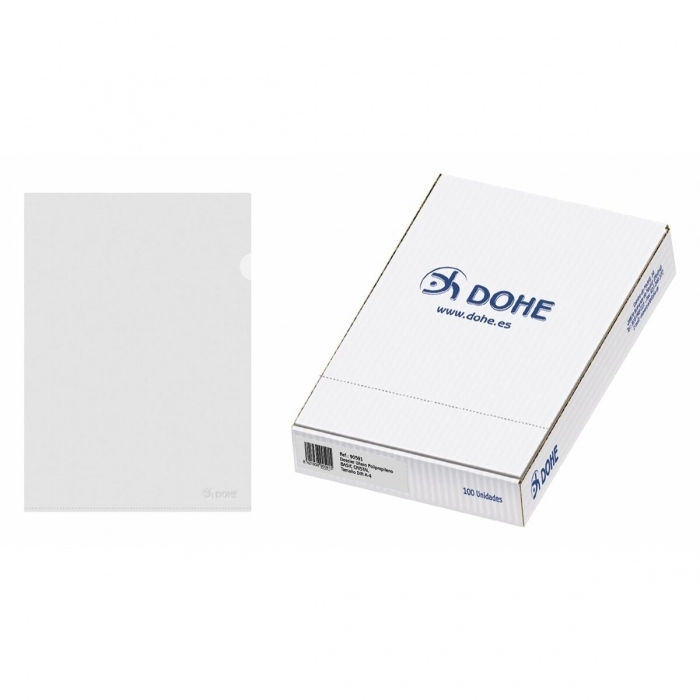 Portadocumentos DOHE Transparente A4 (100 Unidades) Portadocumentos DOHE Transparente A4 (100 Unidades)