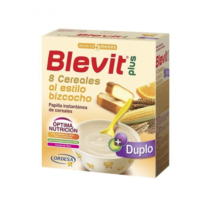 Blevit Plus Duplo 8 Cereales Al Estilo Bizcocho