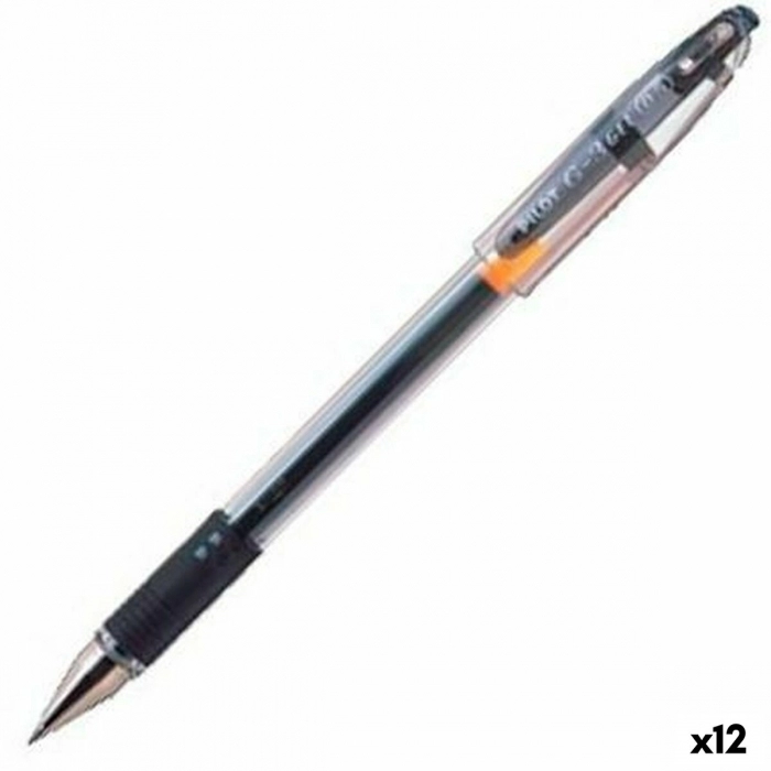 Bolígrafo de gel Pilot G-3 Negro 0,5 mm (12 Unidades) Bolígrafo de gel Pilot G-3 Negro 0,5 mm (12 Unidades)