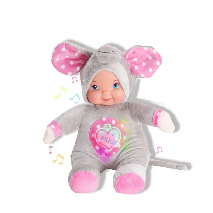 Muñeca bebé Reig Elefante 35 cm Peluche Musical