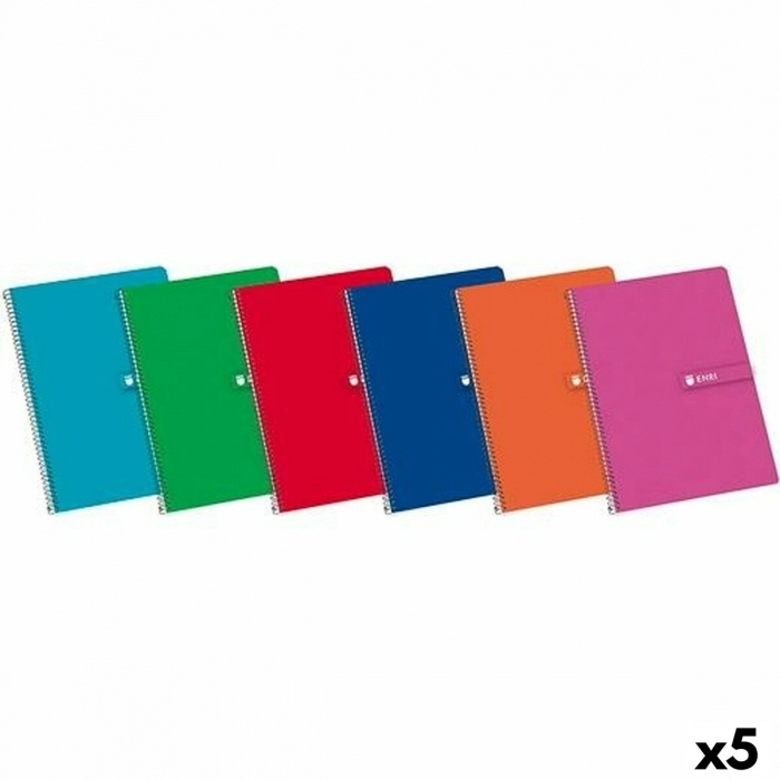 Cuaderno ENRI A4 80 Hojas (5 Unidades)