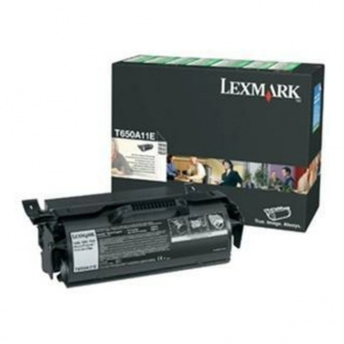 Tóner Lexmark T650A11E Negro
