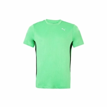 Camiseta Deportiva de Manga Corta Puma Running Verde