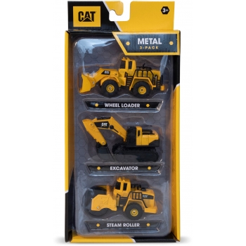 Pack 3 Vehículos de Metal CAT
