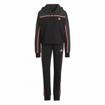 Chándal Mujer Adidas Sportswear Subtle Block Negro Chándal Mujer Adidas Sportswear Subtle Block Negro