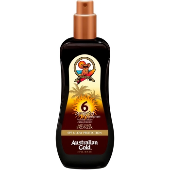 Spray Gel Sunscreen With Instant Bronzer SPF6