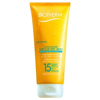Fluide Solaire Wet Or Dry Skin SPF15
