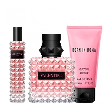 Set Valentino Donna Born In Roma 100ml + 15ml + Body Lotion 50ml