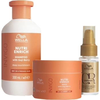 Set NUTRIENRICH Nutrición Profunda Champú 300ml + Mascarilla 150ml + Aceite 30ml