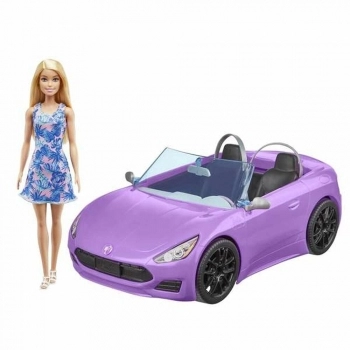 Muñeca Mattel Barbie And Her Purple Convertible