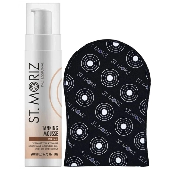 Set Tanning Mousse Medium 200ml + Guante Aplicador para Autobronceador