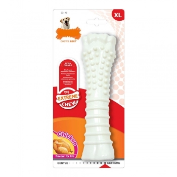 Mordedor de perro Nylabone Dura Chew Texturizado Pollo Nylon