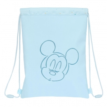 Bolsa Mochila con Cuerdas Mickey Mouse Clubhouse Azul claro (26 x 34 x 1 cm)