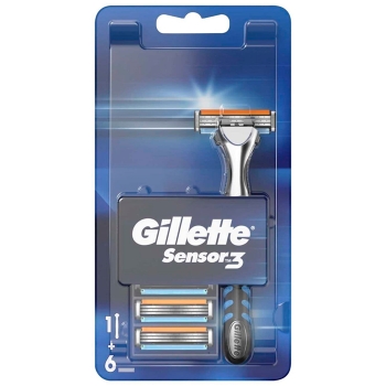 Gillette Sensor3 1 Maquinilla + 6 Cuchillas