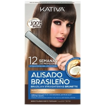 Alisado Brasileño Keratina Vegetal Para Cabello Oscuro