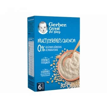 Gerber multicereales quinoa 1 estuche 270 g
