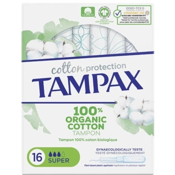 Tampax Cotton Protection Super