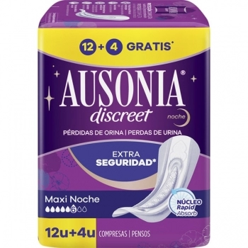 Ausonia Discreet Plus Maxi Noche