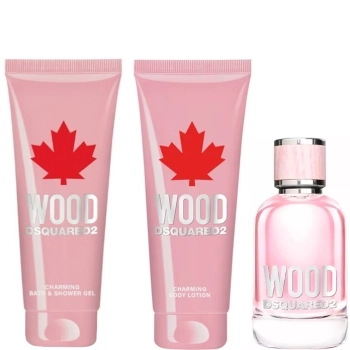 Set Wood Pour Femme 50ml + Bath & Shower Gel 100ml + Body Lotion 100ml