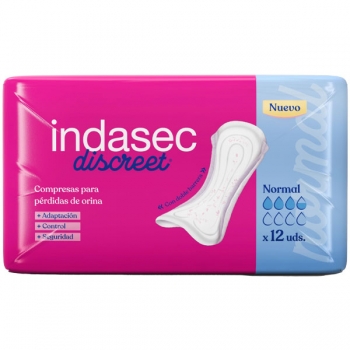 Indasec Discreet Compresas Normal Indasec Discreet Compresas Normal