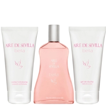 Set Aire de Sevilla Bella 150ml + Gel de ducha 100ml + Crema Hidratante 100m