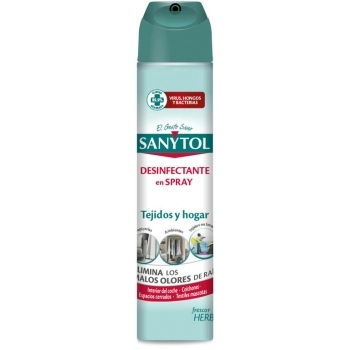 Spray Desinfectante Tejidos y Hogar