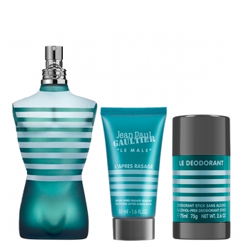 Set Le Male 125 + Aftershave Balm 50ml + Deodorant 75ml