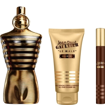 Set Le Male Elixir Parfum 125ml + All-Over Gel de Baño 75ml + 10ml Set Le Male Elixir Parfum 125ml + All-Over Gel de Baño 75ml + 10ml