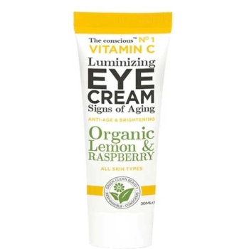 VITAMIN C Luminizing Eye Cream Organic Lemon & Raspberry