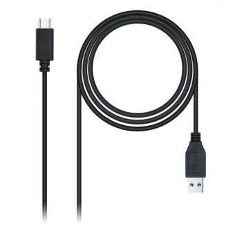 Cable USB a Mini USB NANOCABLE 10.01.4000 (0,5M) Negro
