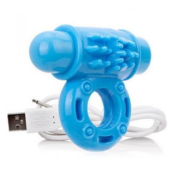 Anillo Vibrador para el Pene The Screaming O Charged Owow Azul