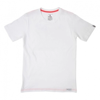 Camiseta de Manga Corta Hombre OMP Blanco
