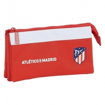 Mochila Escolar Con Ruedas Atlético Madrid Rojo Azul Marino (33 X 45 X 22  Cm)