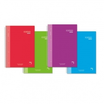 Cuaderno Pacsa Premium Extra Multicolor 80 Hojas Din A4 (4 Unidades)