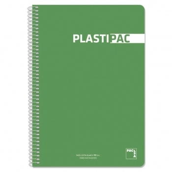 Cuaderno Pacsa Plastipac 80 Hojas Din A4 Verde Claro (5 Unidades)