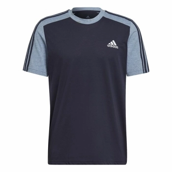 Camiseta Adidas Essentials Mélange Azul oscuro