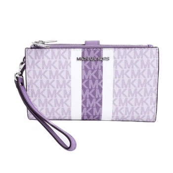 Cartera Jet Set Travel Double Zip Orchid