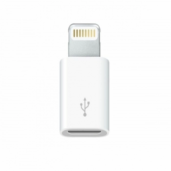 Adaptador Micro-USB 3GO A200 Blanco Lightning