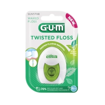 Seda Gum Twisted Floss Menta y Té Verde