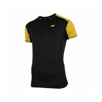 Camiseta de Manga Corta Hombre 4F Negro Camiseta de Manga Corta Hombre 4F Negro