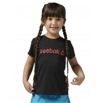 Camiseta de Manga Corta Infantil Reebok G ES Tee Bas Negro