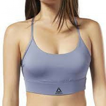 Sujetador Deportivo Reebok NEW TRI BLACKBRA EC2344 Gris Sujetador Deportivo Reebok NEW TRI BLACKBRA EC2344 Gris