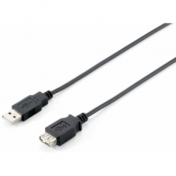 Cable Alargador USB Equip 128852 Negro 5 m