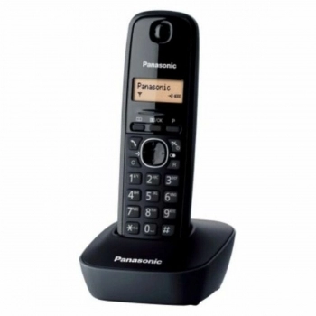 Teléfono Inalámbrico Panasonic Corp. KXTG1611SPH Negro Ambar