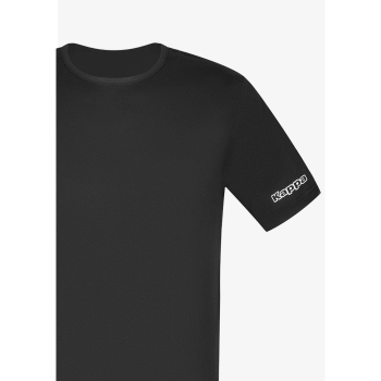CAMISETA MANGA CORTA NEGRA KAPPA